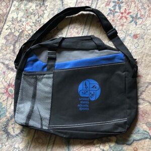 USAS United States Aquatic Sports canvas computer laptop bag